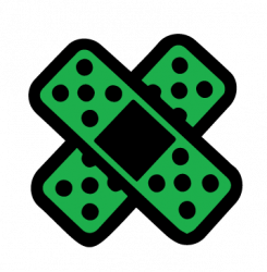 bandage-cross-green