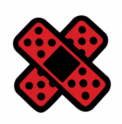 bandage-cross-red